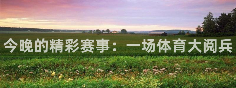 今晚的精彩赛事：一场体育大阅兵
