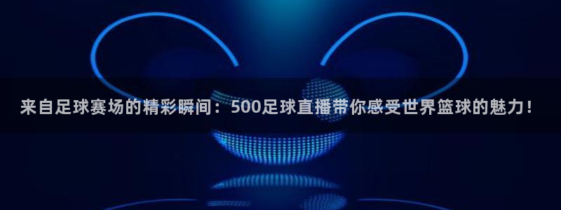 来自足球赛场的精彩瞬间：500足球直播带你感受世界篮球的魅力！